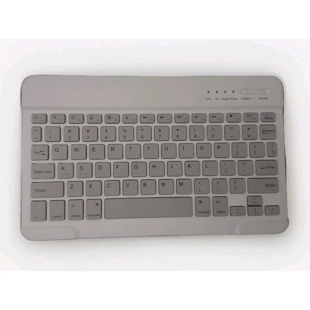Ultra Slim Bluetooth Mini  Keyboard Wireless Rechargeabl No Cable